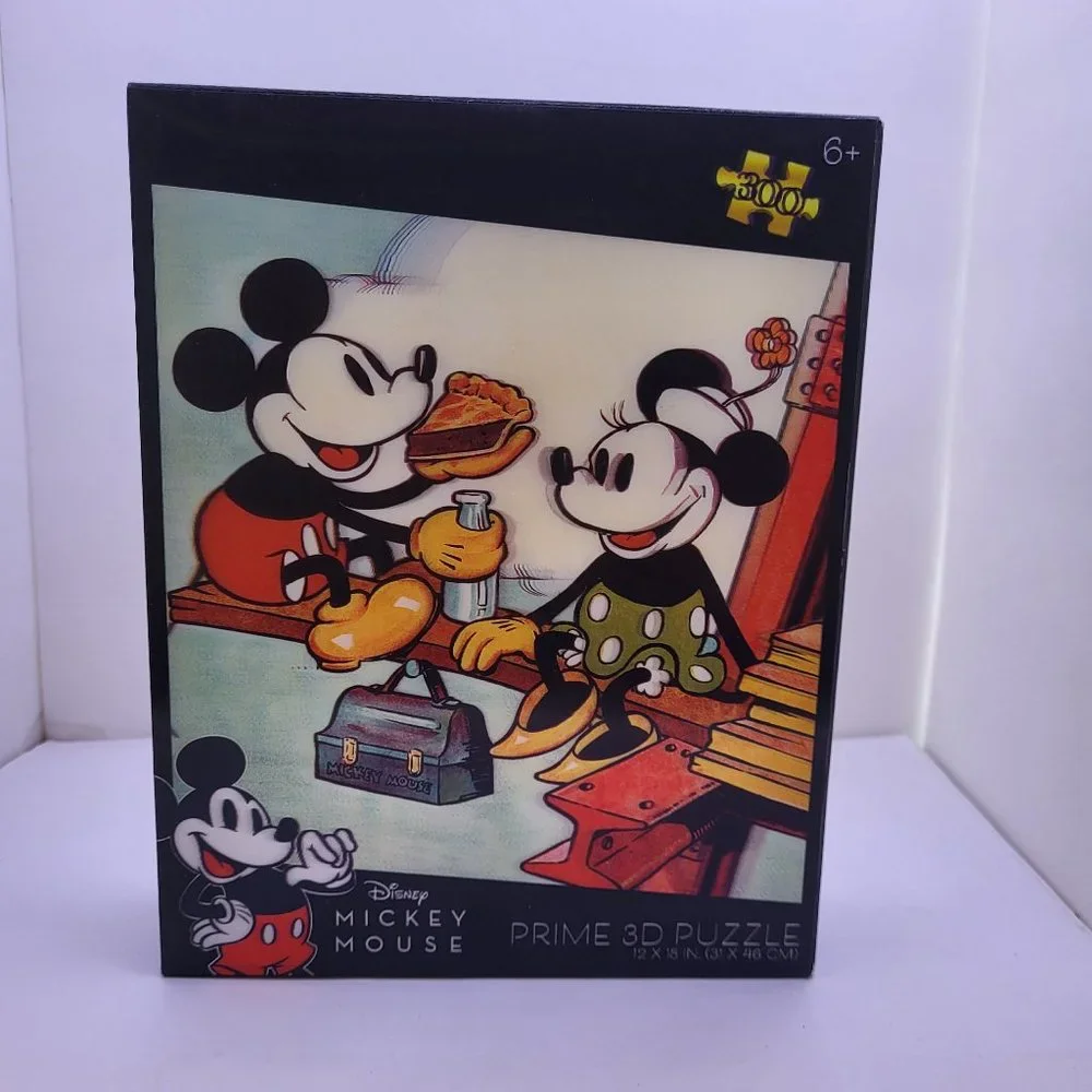 DISNEY MICKEY MOUSE PRIME 3D IRON WORKER PUZZLE 300 Pieces Finished Size 12